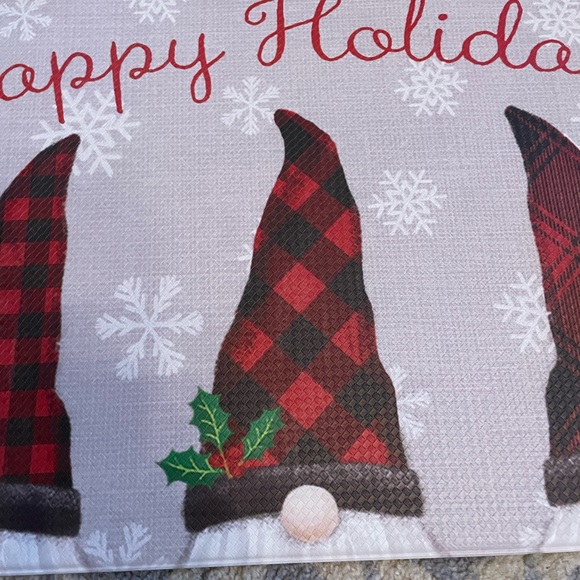⚡️ FLASH - Gnomes gray happy holidays mat - Picture 7 of 8